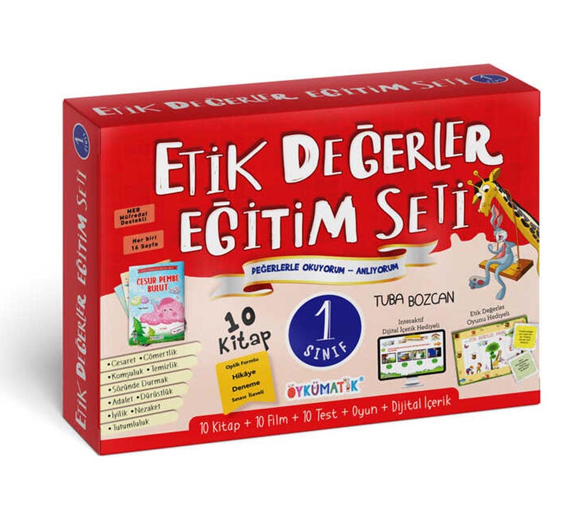 ETİK DEĞERLER EĞİTİM SETİ-1. SINIF (10 KİTAP)